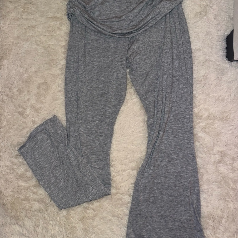EGO grey flare leggings size US12